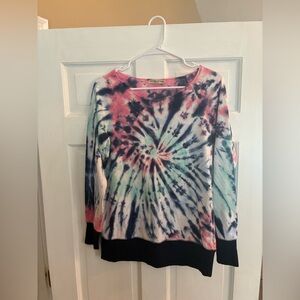 Chance or Fate Multicolor Tie-Dye Top